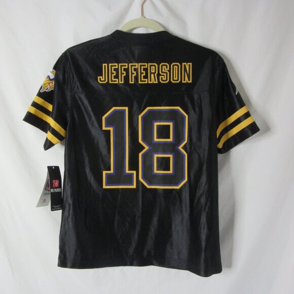 NFL Black and Purple Kids Vikings Jersey - Picture 3 of 12